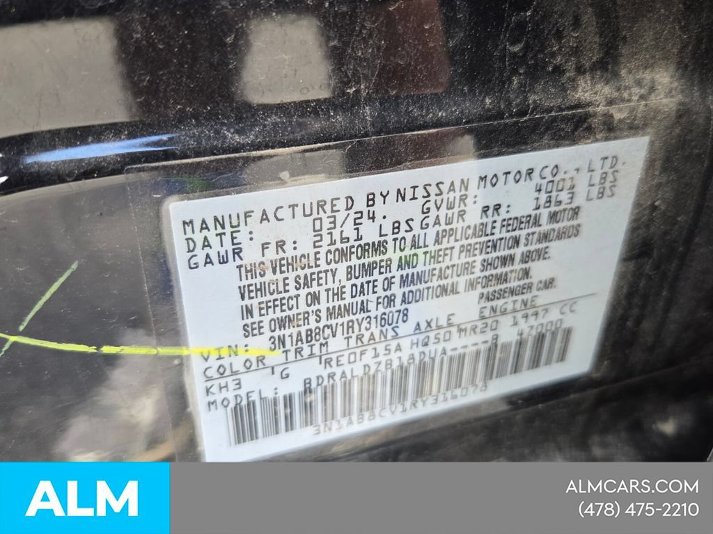 Used 2024 Nissan Sentra SV FWD image 7
