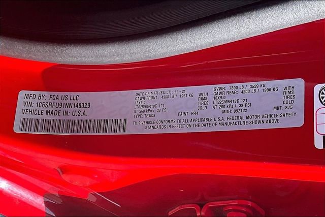 Used 2022 RAM 1500 TRX w/ TRX Level 1 Equipment Group image 17