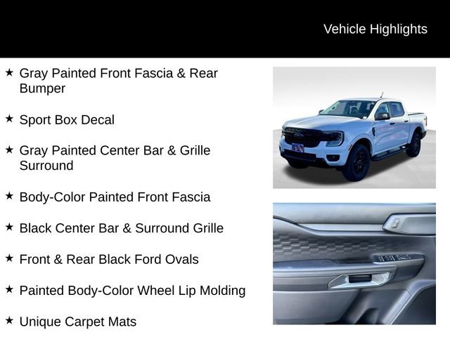 New 2025 Ford Ranger XLT w/ Equipment Group 301A High image 14