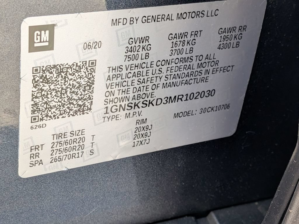 Used 2021 Chevrolet Tahoe Premier w/ Premium Package AWD/4WD image 30