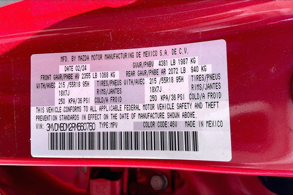 Used 2024 MAZDA CX-30 AWD 2.5 S w/ Premium Package image 22