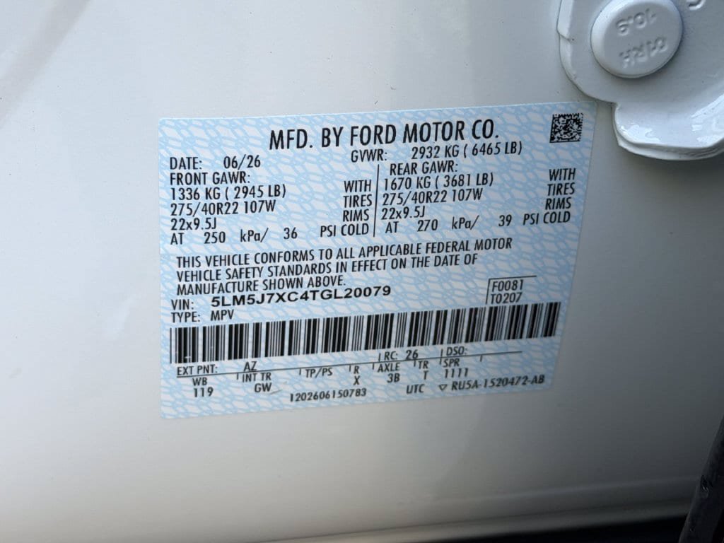 New 2026 Lincoln Aviator Reserve AWD/4WD image 24