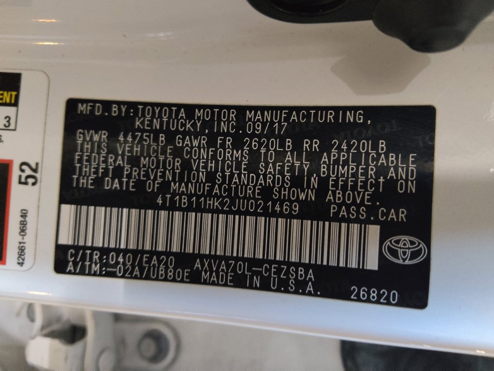Used 2018 Toyota Camry SE FWD image 33