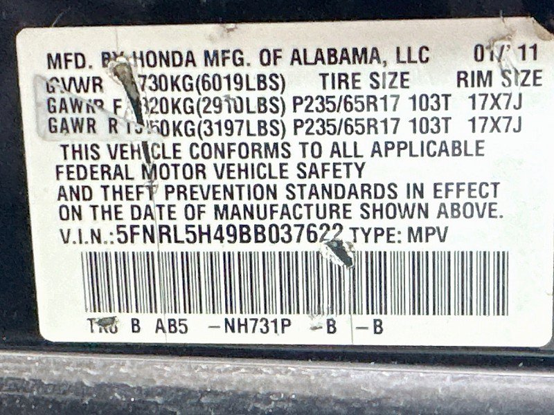 Used 2011 Honda Odyssey EX image 31