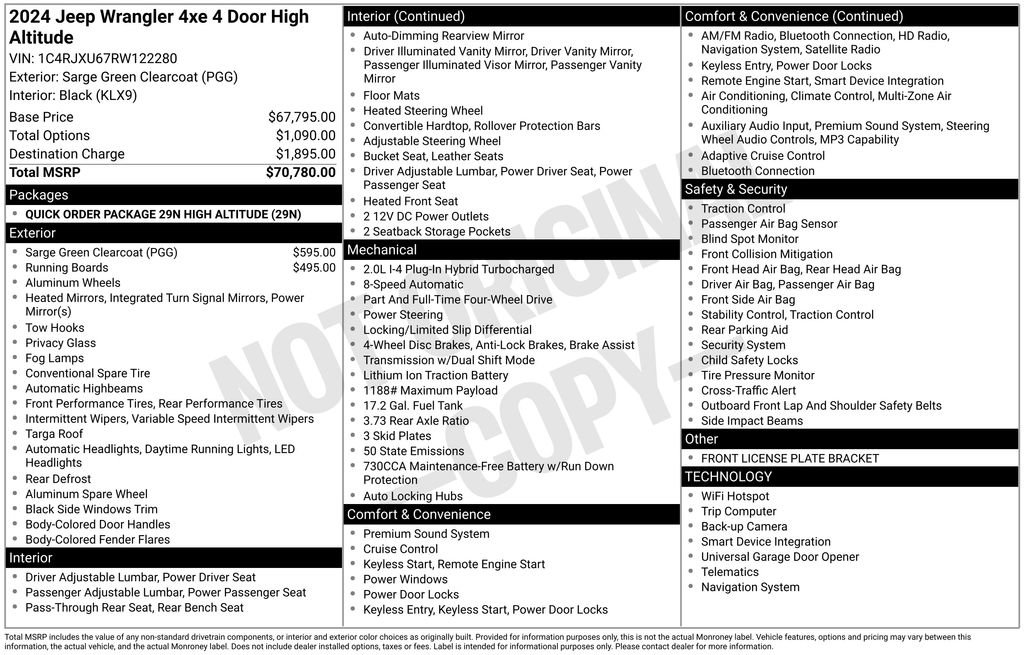 Used 2024 Jeep Wrangler High Altitude image 36