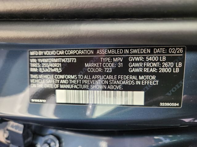 New 2026 Volvo XC60 B5 Ultra w/ Climate Package AWD/4WD image 25