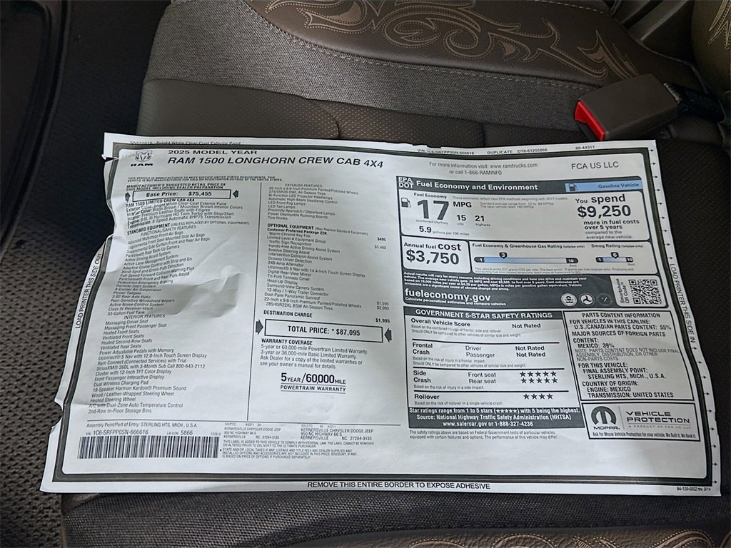 New 2025 RAM 1500 Limited image 21