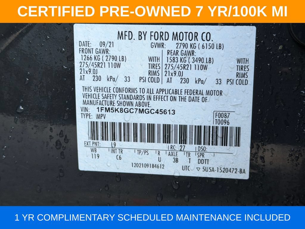 Used 2021 Ford Explorer ST w/ Equipment Group 401A AWD/4WD image 33