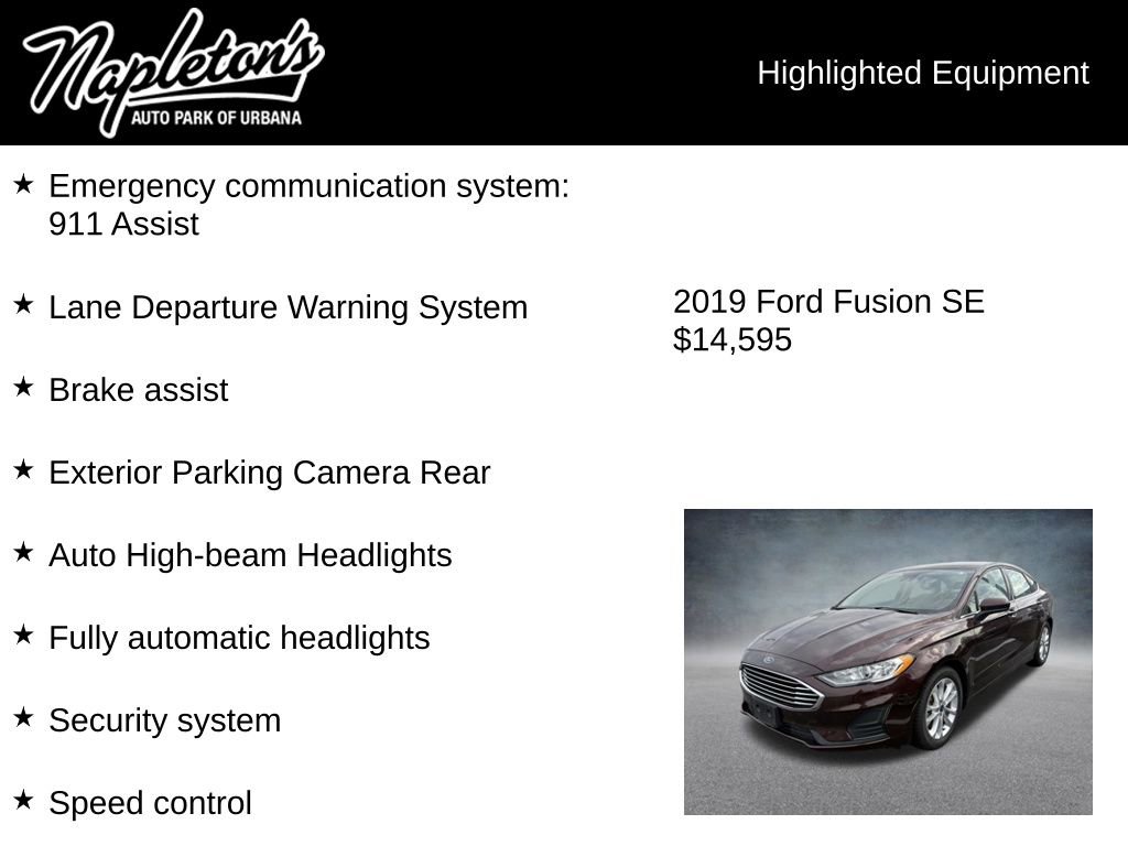 Used 2019 Ford Fusion SE image 6
