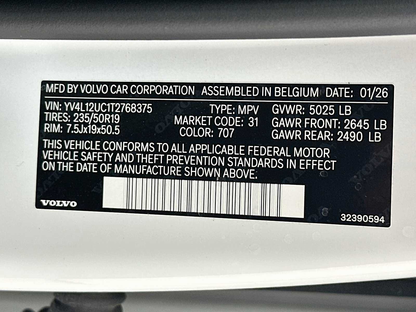 Used 2026 Volvo XC40 B5 Plus w/ Protection Package Premier AWD/4WD image 31