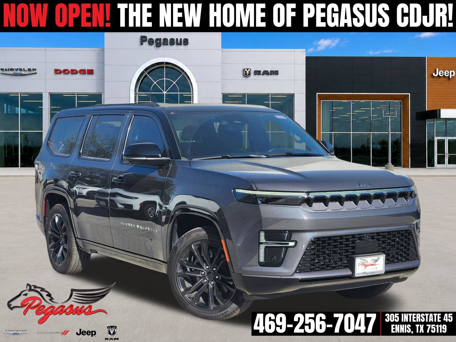 New 2026 Jeep Grand Wagoneer Summit w/ Rear Seat Video Group I AWD/4WD 360° Tour