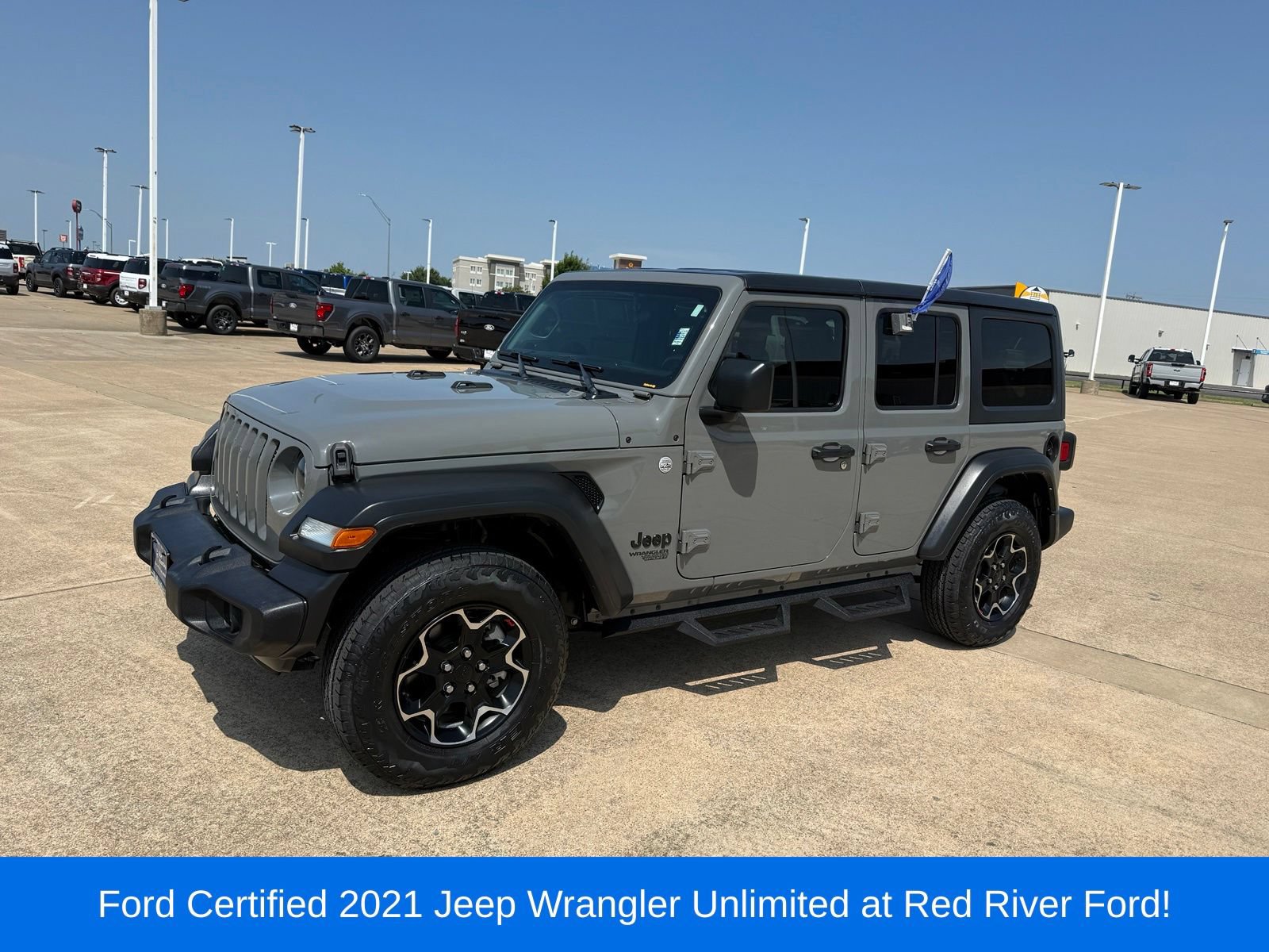 Used 2021 Jeep Wrangler Unlimited Sport AWD/4WD video 1