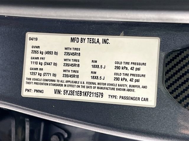 Used 2019 Tesla Model 3 Long Range AWD/4WD image 31