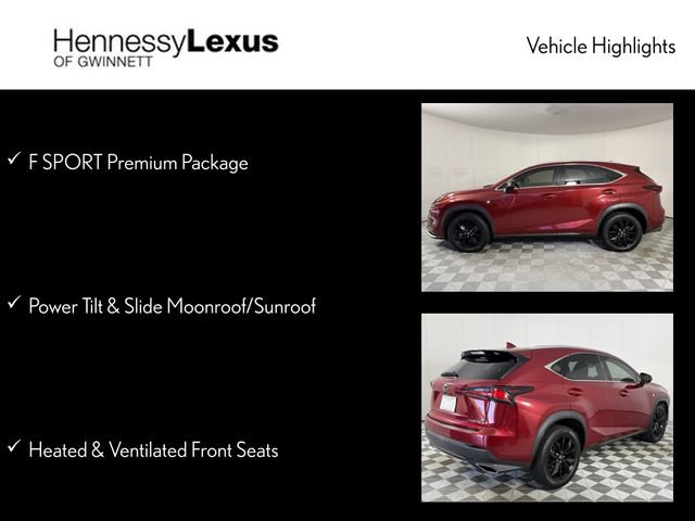 Used 2020 Lexus NX 300 F Sport w/ F Sport Premium Package FWD image 11
