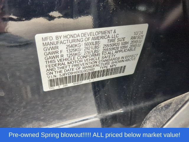 Used 2025 Acura MDX w/ Technology Package FWD image 52