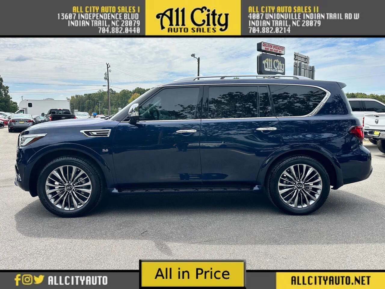 Used 2018 INFINITI QX80 4WD w/ Deluxe Technology Package image 4