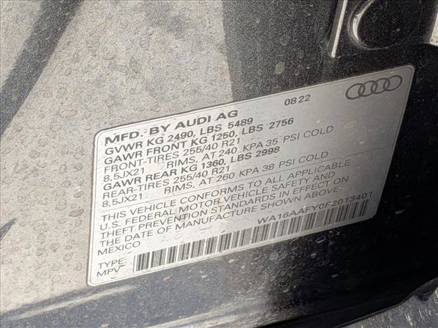 Certified 2023 Audi Q5 2.0T Prestige image 16