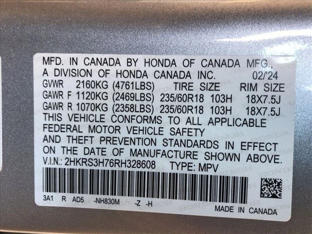 Used 2024 Honda CR-V EX-L image 22