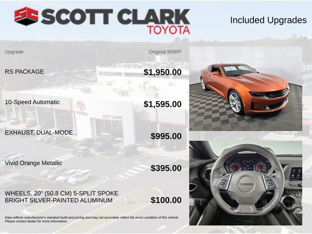 Used 2024 Chevrolet Camaro LT w/ RS Package RWD image 8