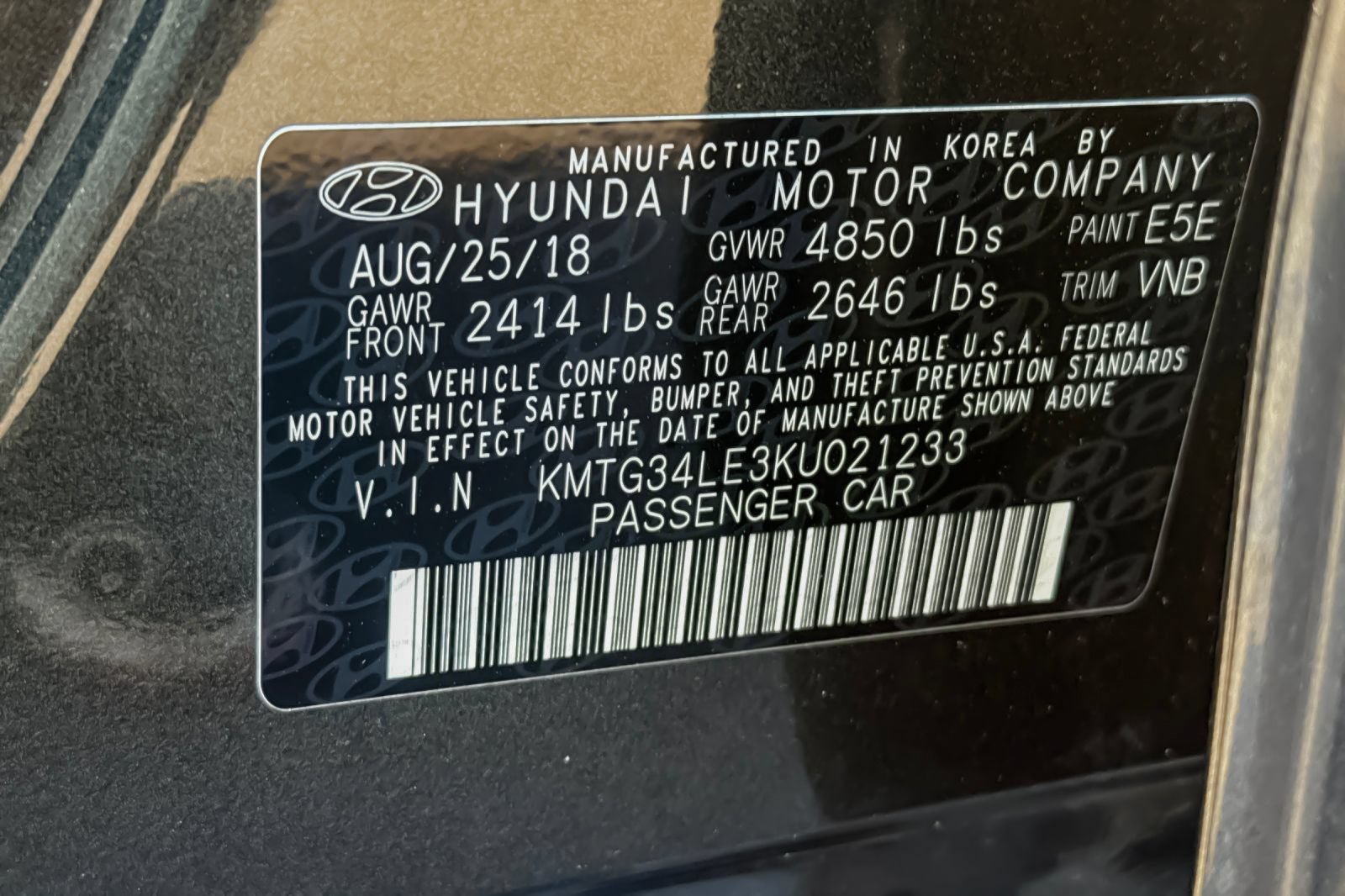 Used 2019 Genesis G70 3.3T Design RWD image 42