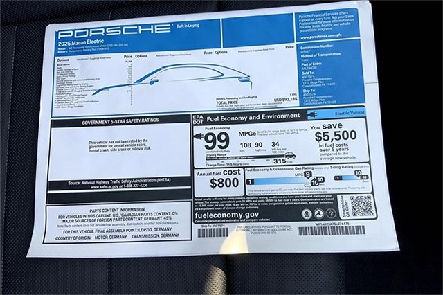 Used 2025 Porsche Macan Electric image 39