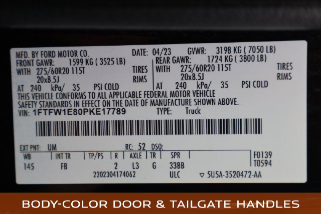 Used 2023 Ford F150 XLT w/ Equipment Group 302A High AWD/4WD image 38