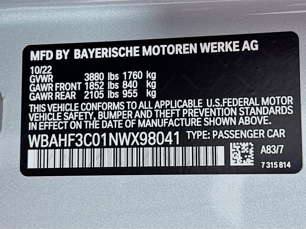 Certified 2022 BMW Z4 sDrive30i w/ Dynamic Handling Package image 29