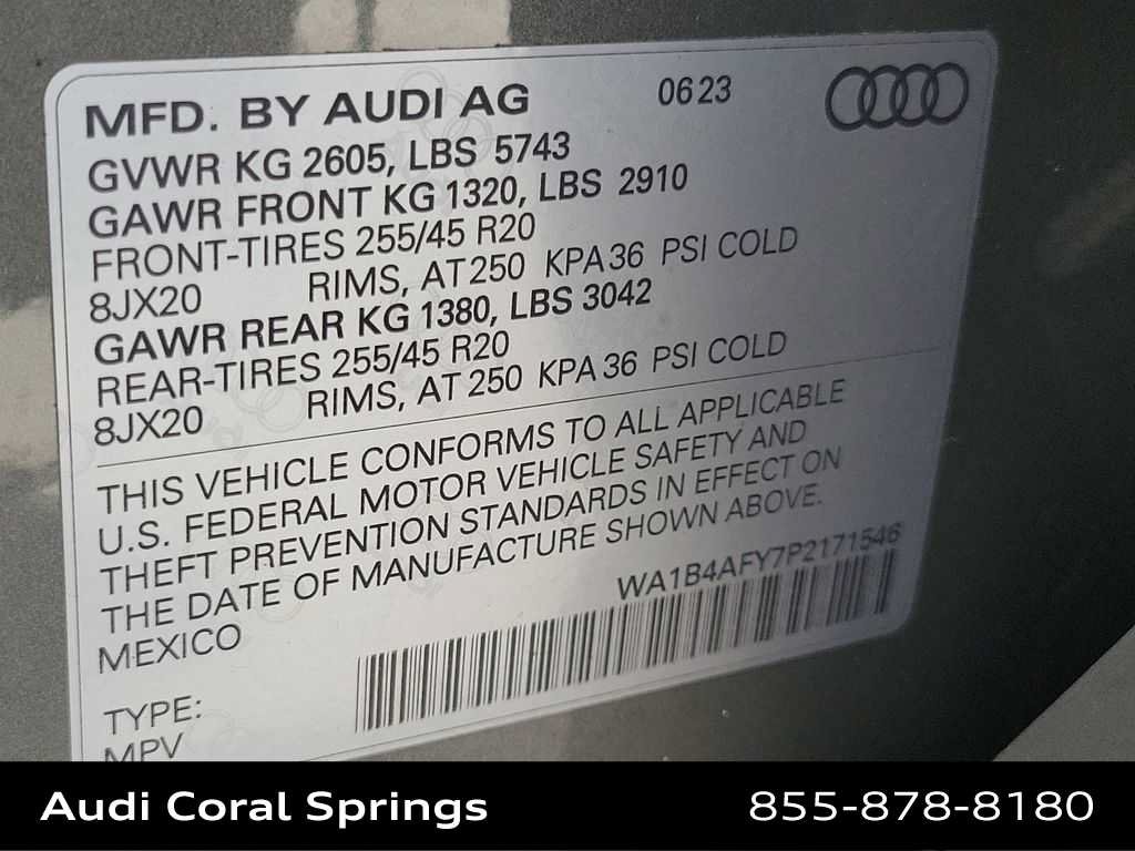 Certified 2023 Audi SQ5 Premium Plus w/ Premium Plus Package AWD/4WD image 29