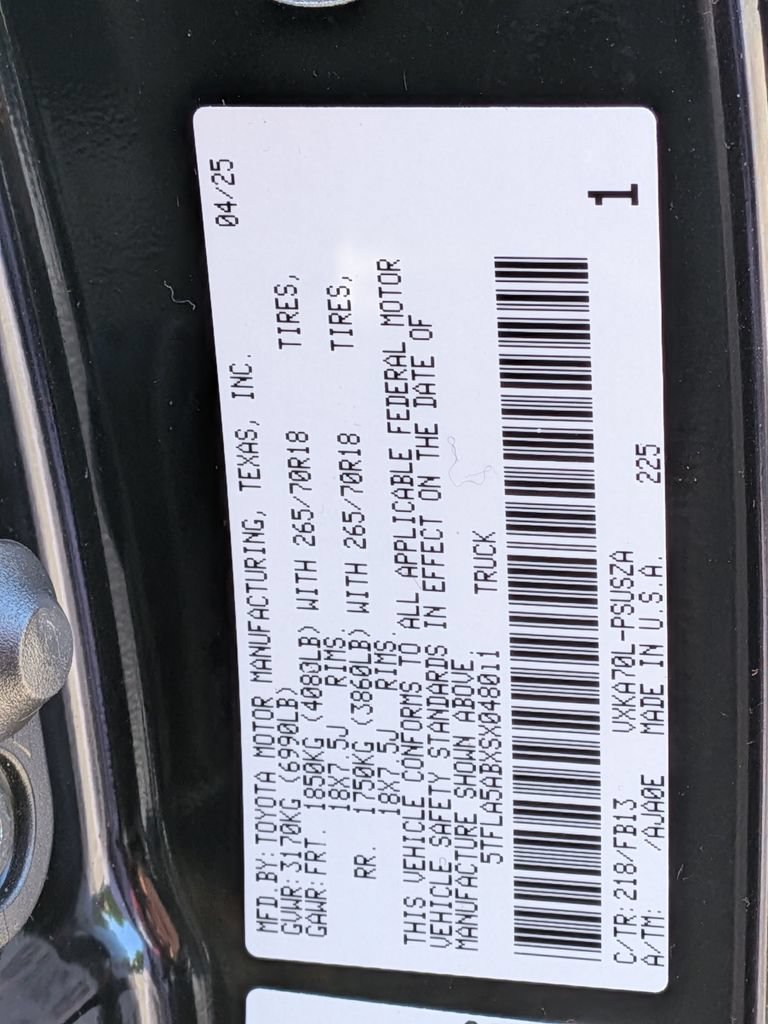 Used 2025 Toyota Tundra SR5 RWD image 34
