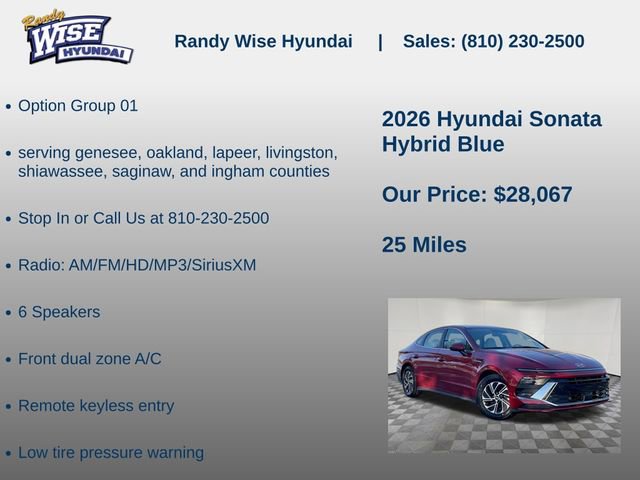 New 2026 Hyundai Sonata Blue image 5