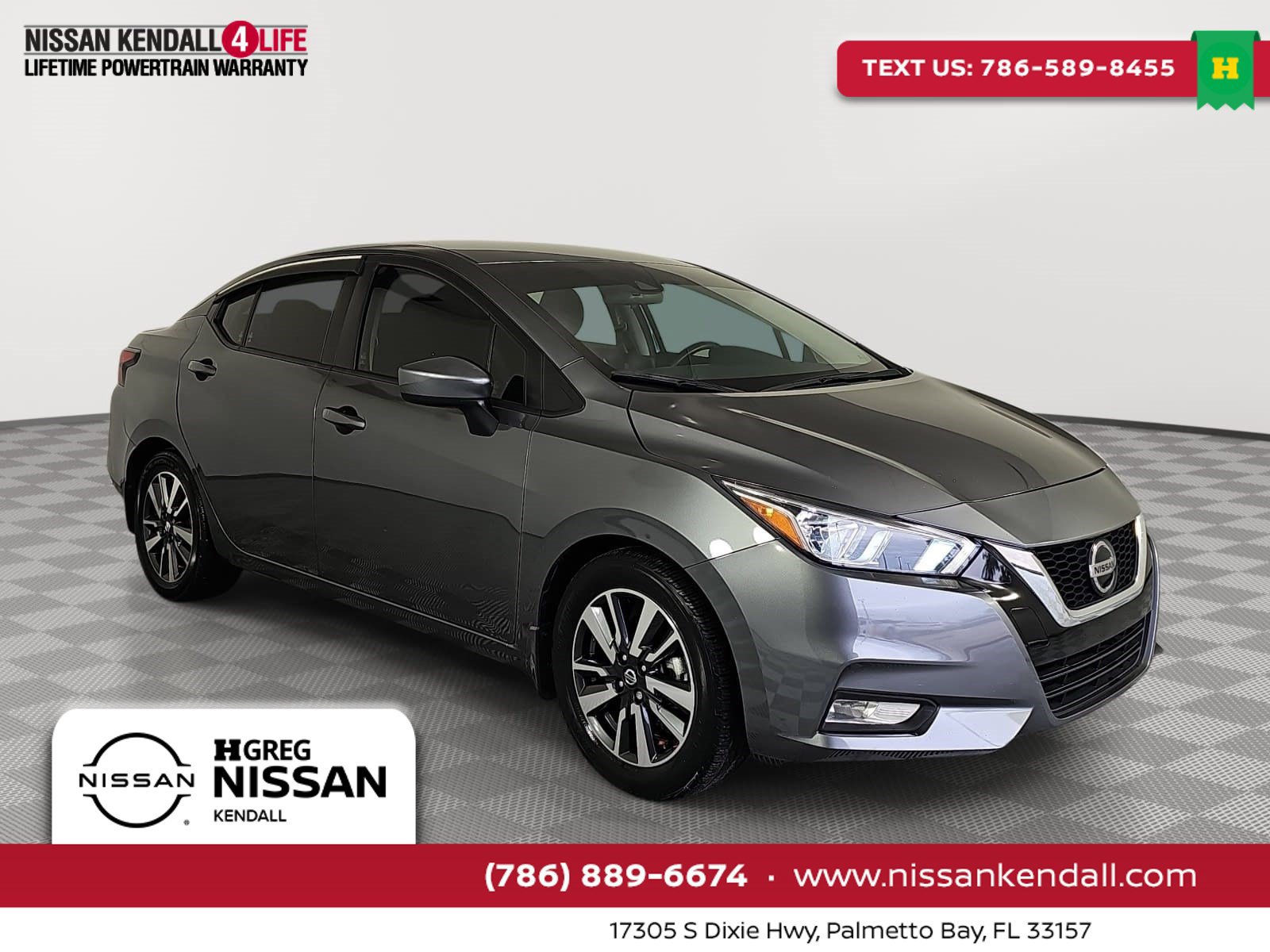Used 2022 Nissan Versa SV w/ Trunk Package FWD image 1