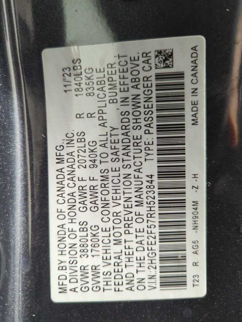 Certified 2024 Honda Civic Sport image 24