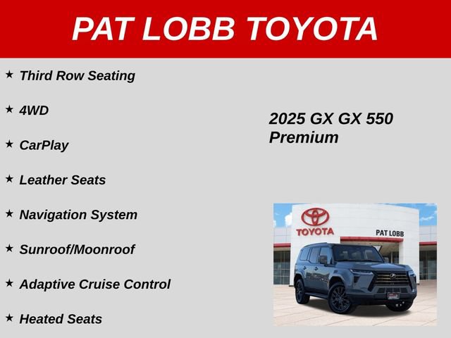 Used 2025 Lexus GX 550 w/ Accessory Package (2T) AWD/4WD image 39