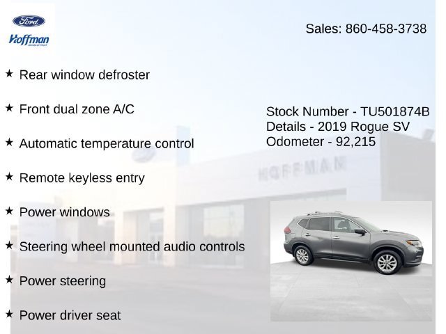 Used 2019 Nissan Rogue SV AWD/4WD image 10