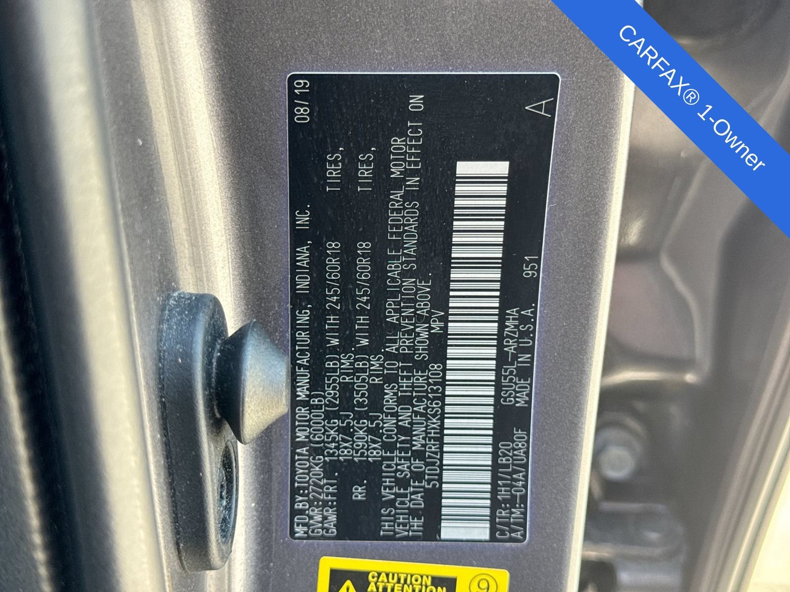 Used 2019 Toyota Highlander XLE w/ Carpet Mat Package (TMS) AWD/4WD image 38