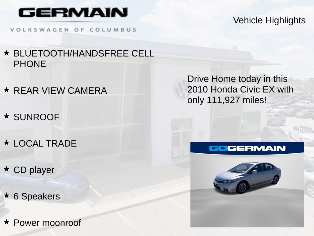 Used 2010 Honda Civic EX image 5