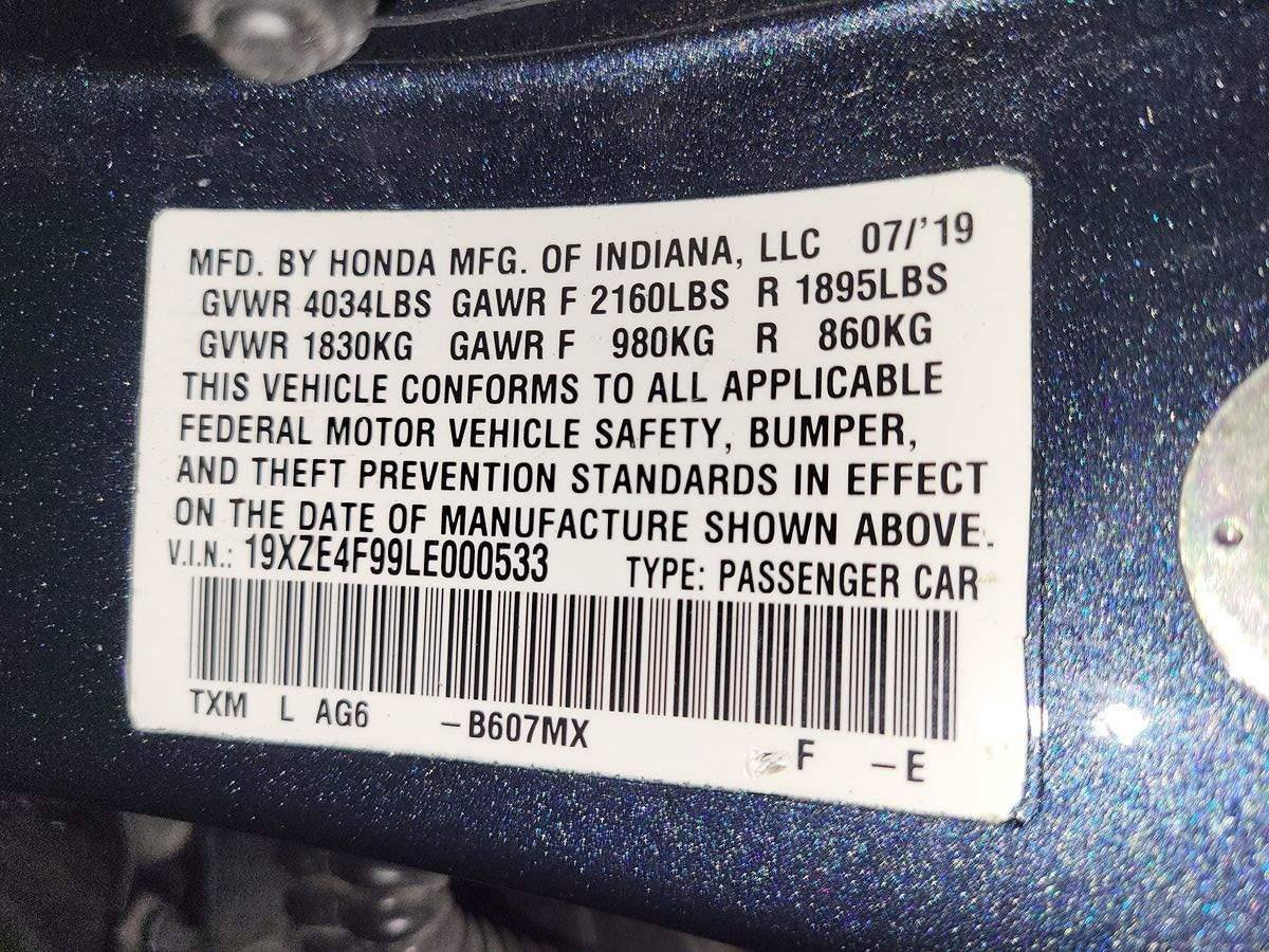 Used 2020 Honda Insight Touring image 27