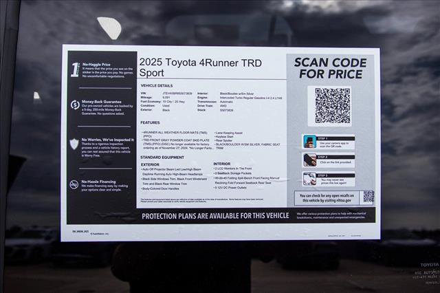 Used 2025 Toyota 4Runner TRD Sport AWD/4WD image 27