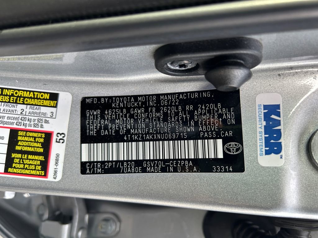 Used 2022 Toyota Camry XSE w/ Navigation Package image 34