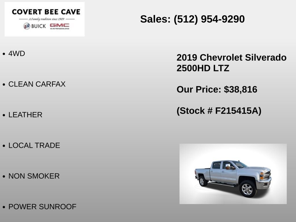 Used 2019 Chevrolet Silverado 2500 LTZ w/ Duramax Plus Package image 6