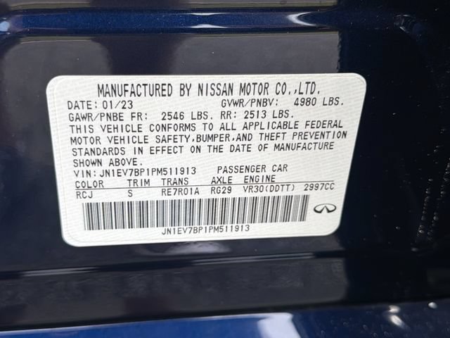 Used 2023 INFINITI Q50 Luxe w/ Cargo Package RWD image 14