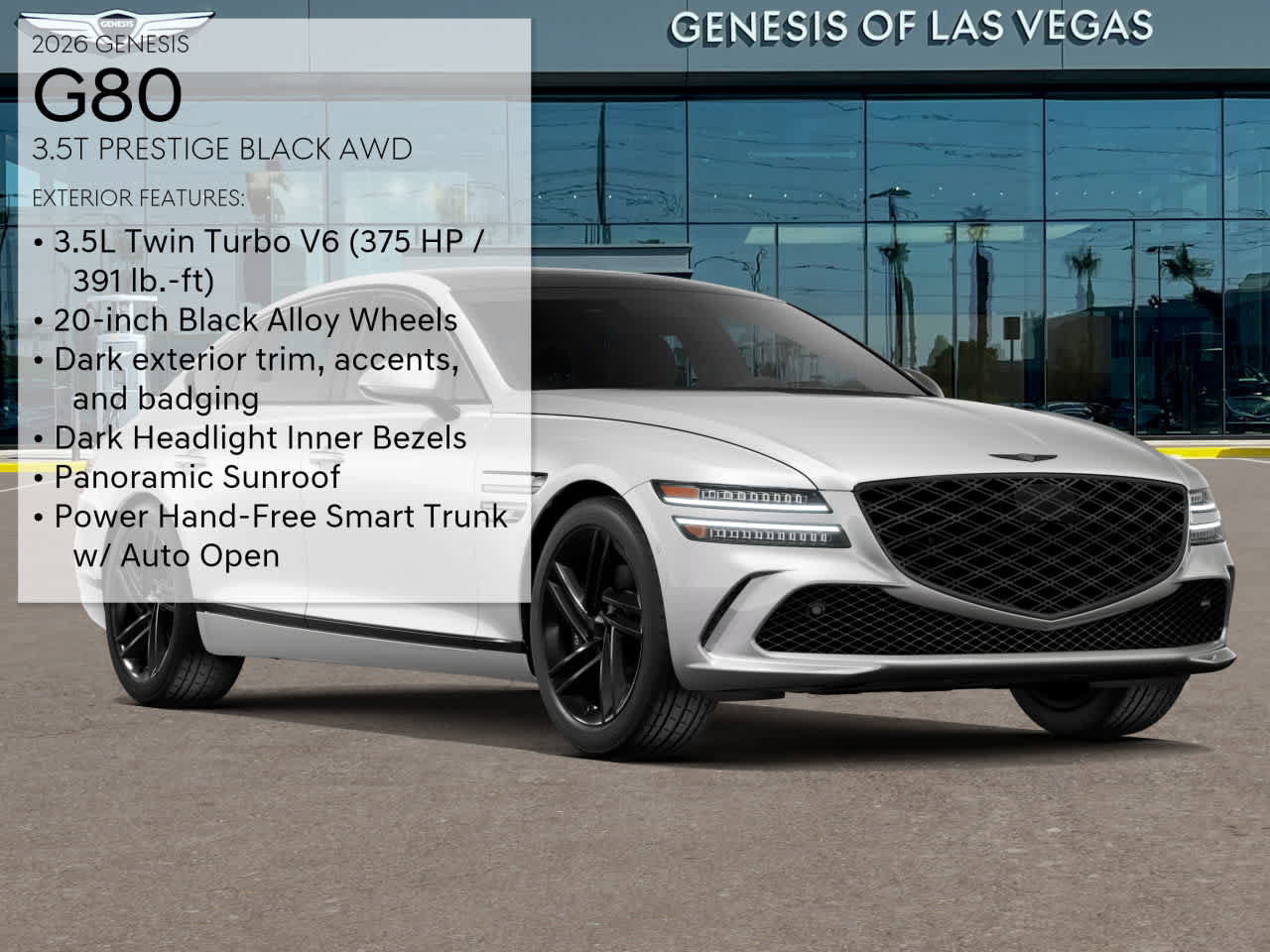 New 2026 Genesis G80 3.5T Prestige image 3