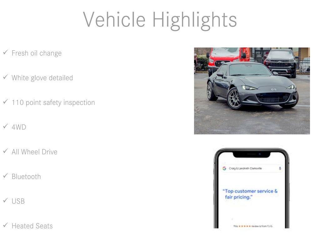 Used 2024 MAZDA MX-5 Miata RF Grand Touring image 6