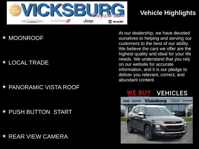 Used 2021 Chevrolet TrailBlazer ACTIV w/ Sun and Liftgate Package FWD image 19