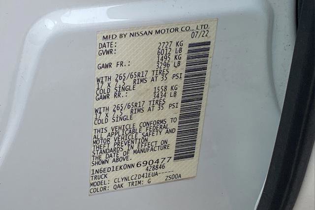 Used 2022 Nissan Frontier SV AWD/4WD image 27