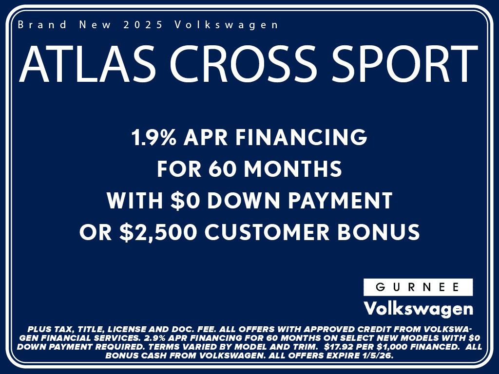 New 2025 Volkswagen Atlas Cross Sport SE image 4