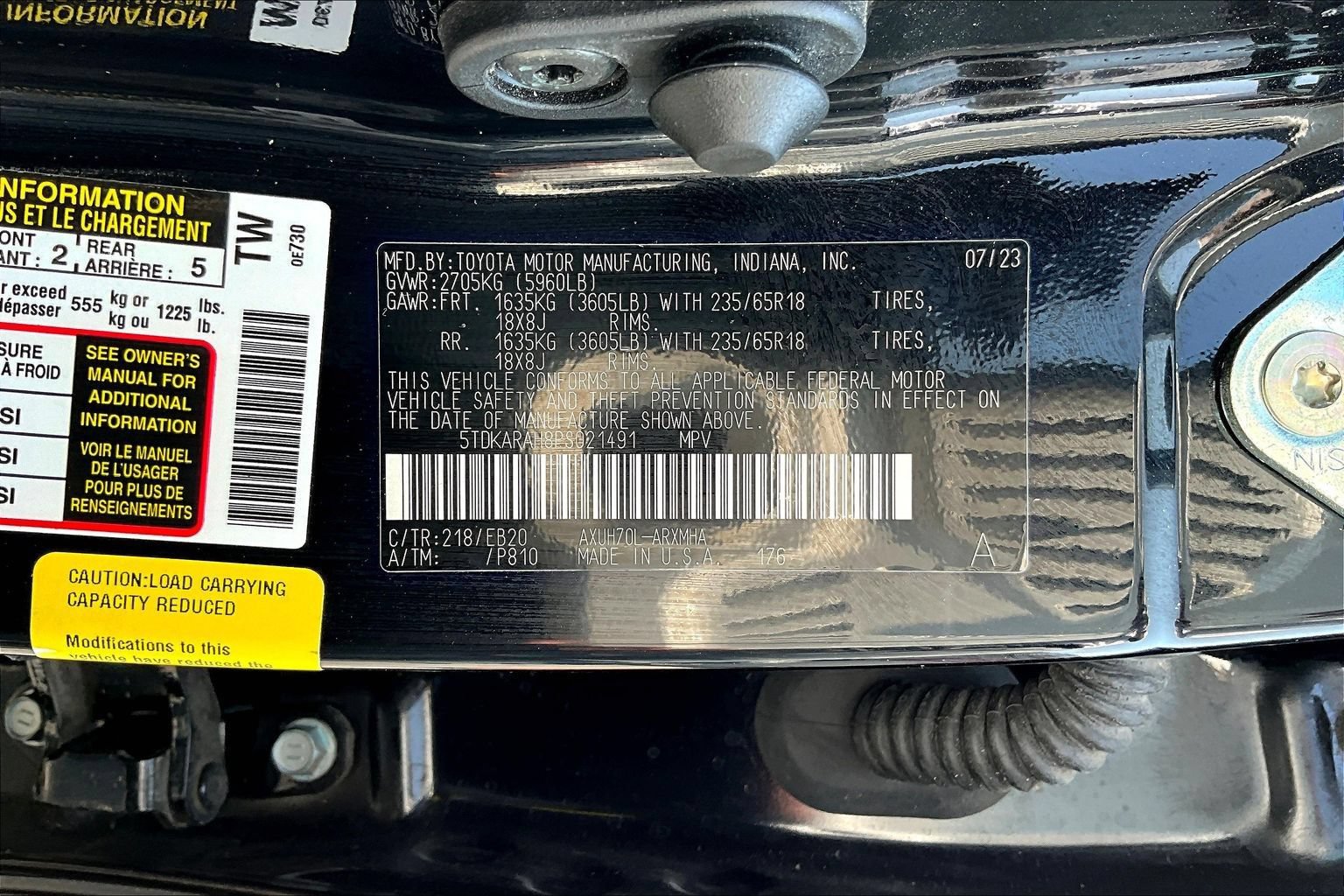 Used 2023 Toyota Highlander XLE FWD image 17