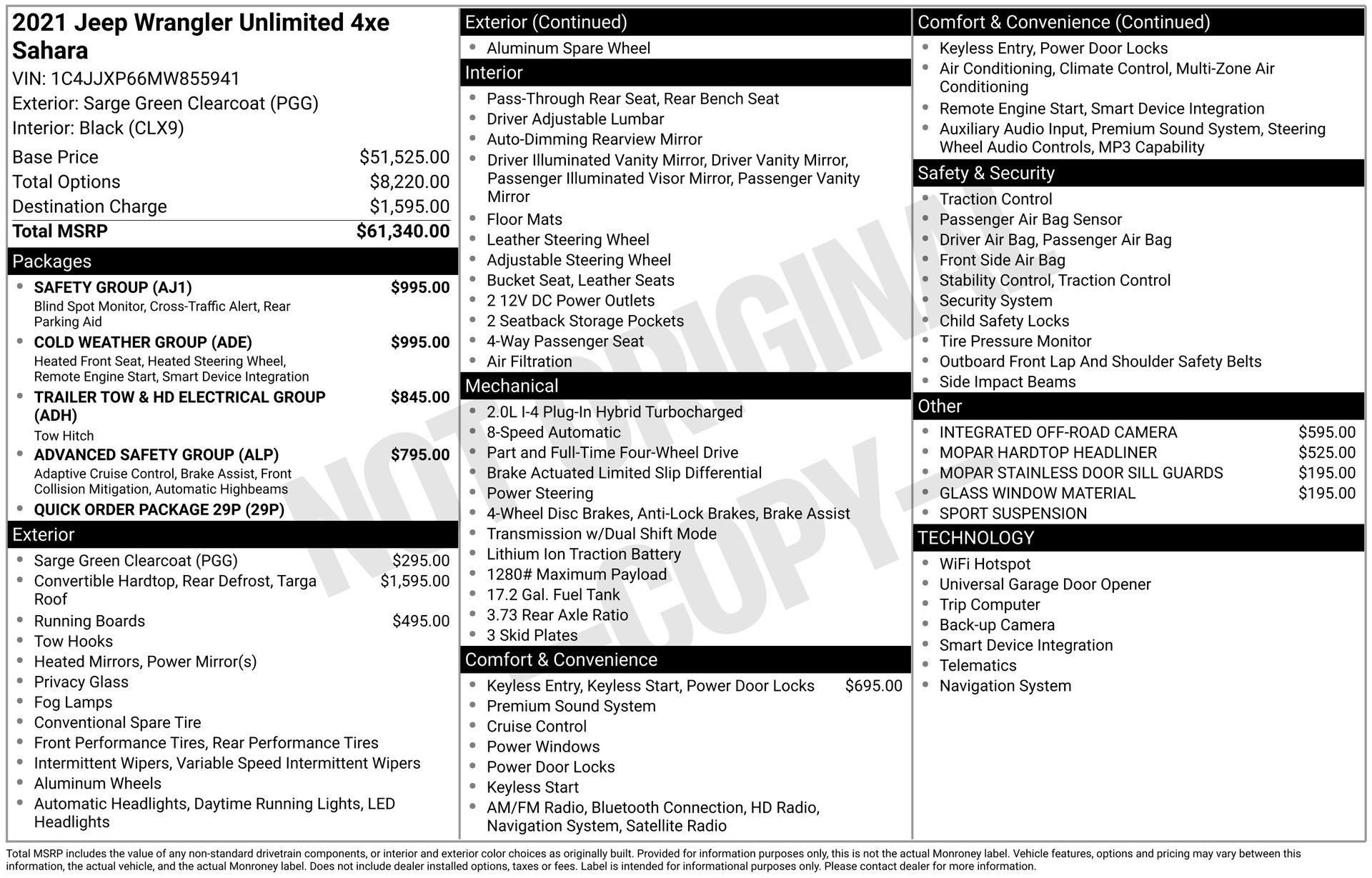 Used 2021 Jeep Wrangler Unlimited Sahara w/ Cold Weather Group image 4