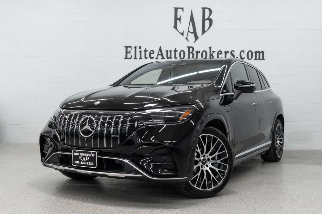 Used 2024 Mercedes-Benz EQE AMG 4MATIC SUV w/ Winter Package image 1