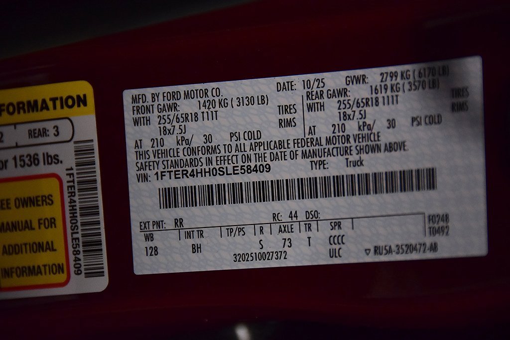 New 2025 Ford Ranger XLT w/ FX4 Off-Road Package image 16